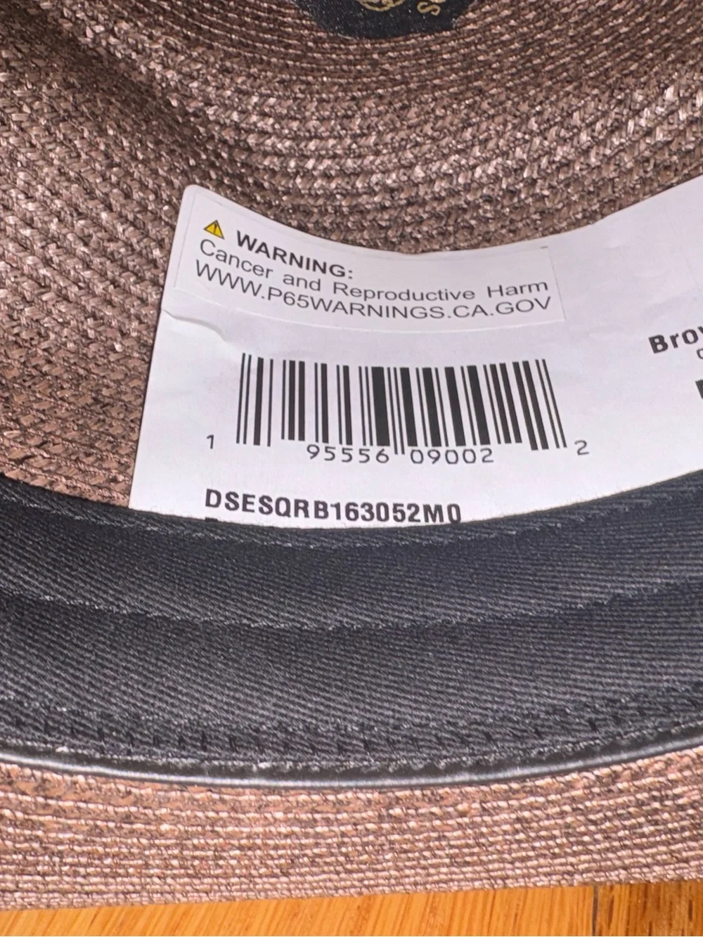 Stetson men straw